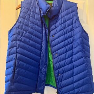 Talbots light weight puffer vest XL